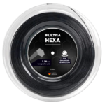 Corda Ultra Hexa 1.28mm - Rolo com 200 Metros Preta