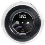 Corda Ultra Hexa 1.18mm - Rolo com 200 Metros Preta
